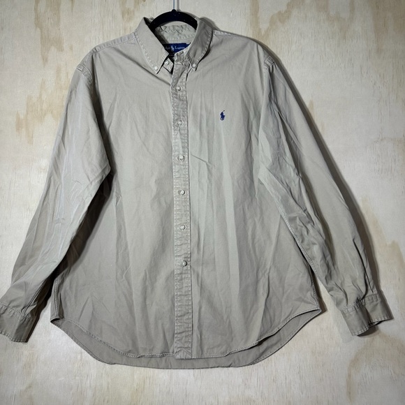 Vintage 90s Ralph Lauren Blaire Button Up Shirt Men's XL Preppy - Picture 1 of 8